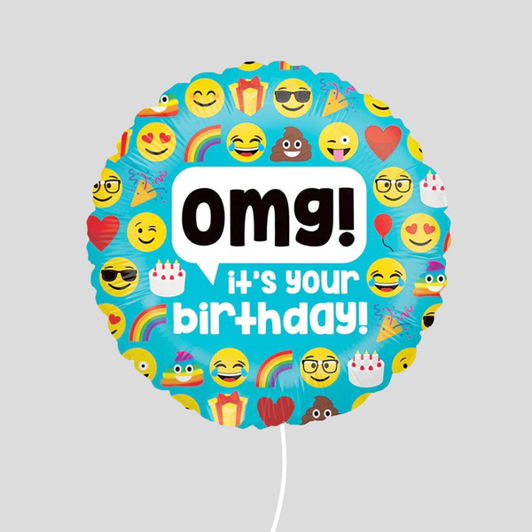'OMG! It's Your Birthday!' Standard Foil Balloon