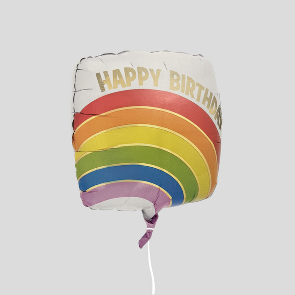 'Happy Birthday Rainbow' Standard Foil Balloon