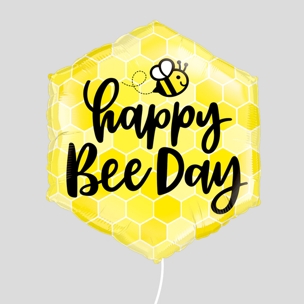 'Happy Bee Day' Standard Foil Balloon
