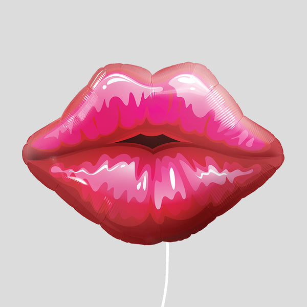 Medium Foil Balloon Lips