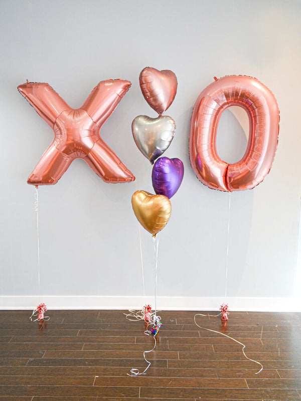 Balloon Bouquet XO Stack of Love